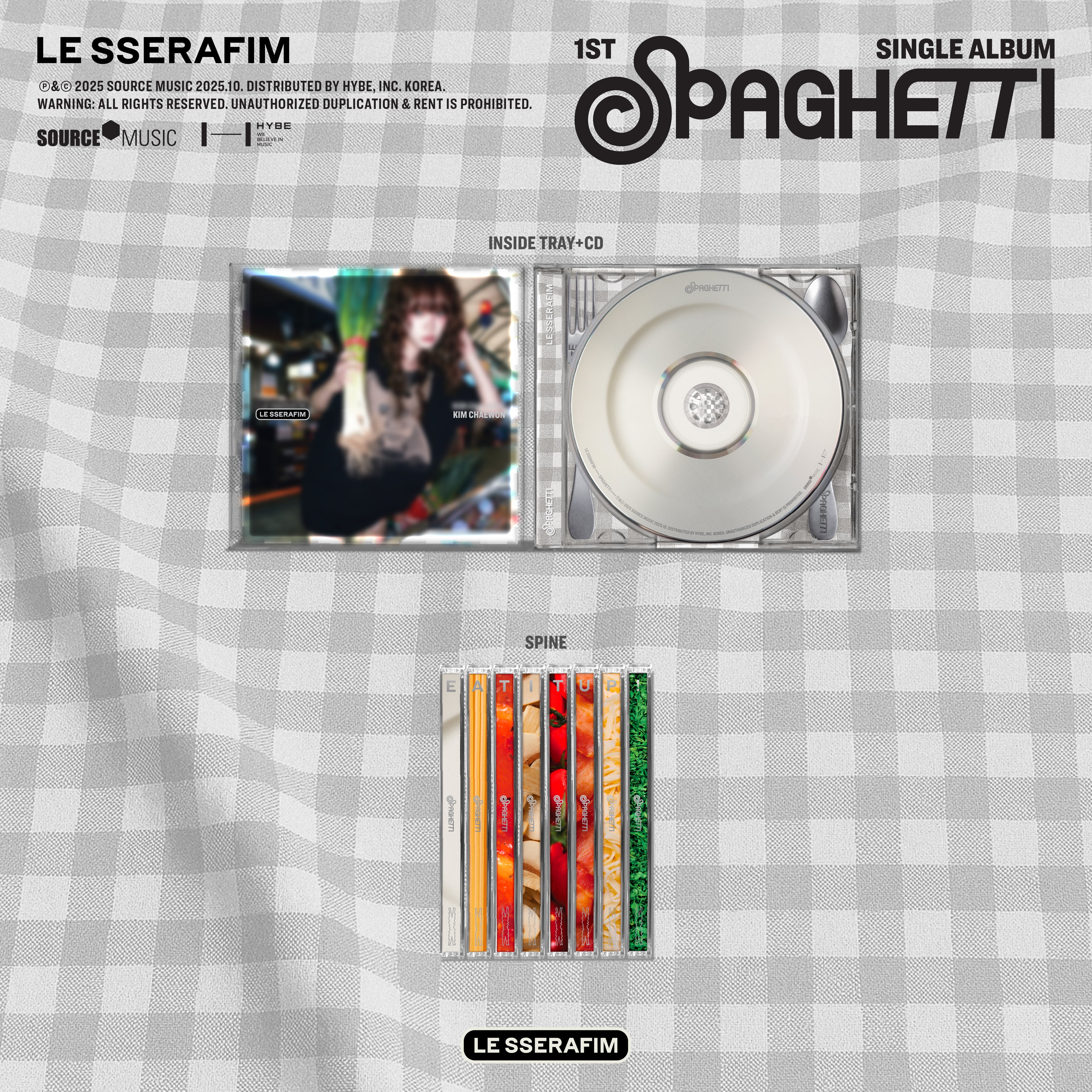 1st Single Album 'SPAGHETTI' Single CD (Cheese ver.) - Image 4